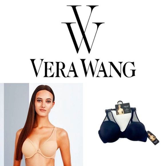 Simply Vera Vera Wang Mesh Overlay Bra - Picture 2 of 9